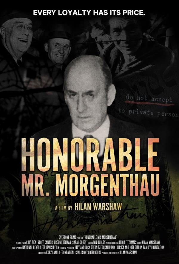 Poster showing Henry Morgenthau in film "Honorable Mr. Morgenthau."