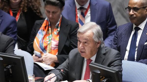 Israel accuses UN chief of justifying terrorism over Hamas attack comment