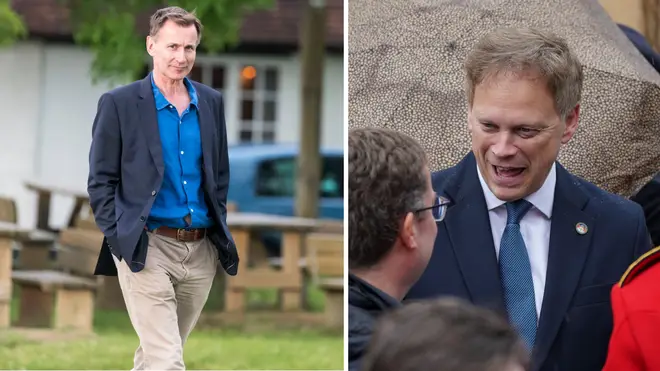 Jeremy Hunt and Grant Shapps are forecast to lose their seats