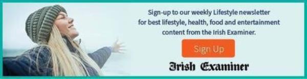 Sign up for our Irish Examiner Lifestyle newsletter.