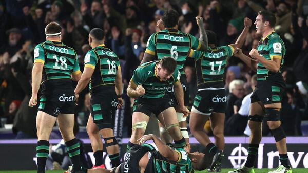 George Furbank crosses twice as determined Northampton hold off Toulon