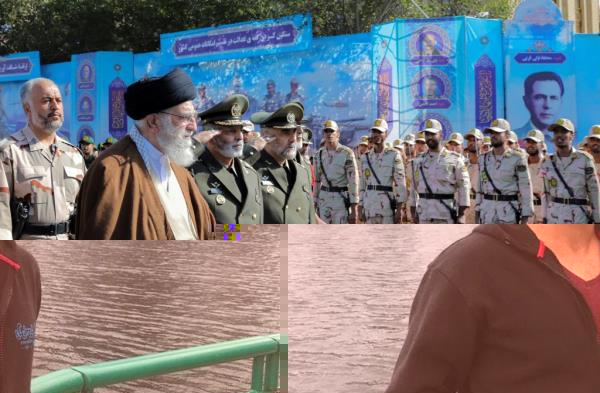 Iran's Supreme Leader Ayatollah Ali Khamenei reviews armed forces during a graduation ceremony for armed forces officers at the Imam Ali academy in Tehran, Iran October 10, 2023.