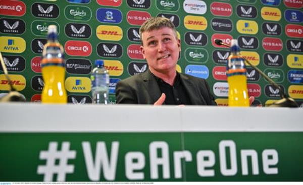  Republic of Ireland manager Stephen Kenny during a press conference after the international friendly match between Republic of Ireland and New Zealand at Aviva Stadium in Dublin. Photo by Seb Daly/Sportsfile