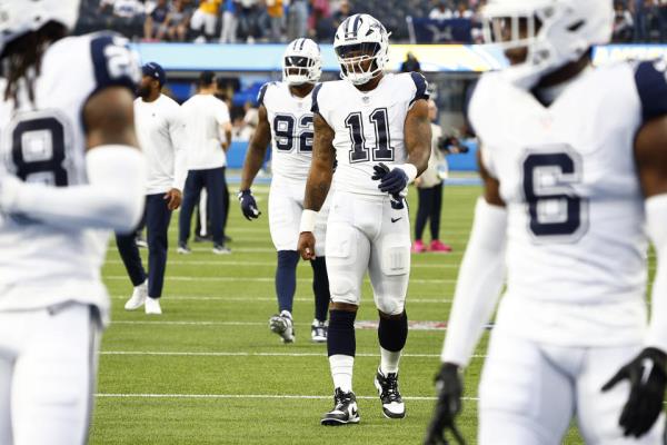 The Cowboys and Chargers had a pregame fight before their game on Monday night. (Photo by Ronald Martinez/Getty Images)